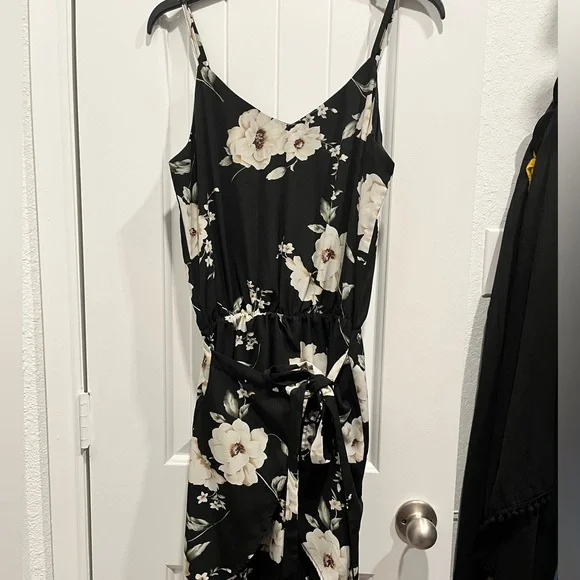 GRACE KARIN Women Floral Print Dress Spaghetti Strap V Neck Mini Dress Size S - Picture 5 of 10